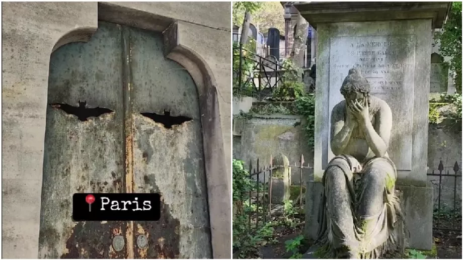Voilà à quoi ressemble une partie du cimetière des « vampires » à Paris. (Capture : carlos_name)
